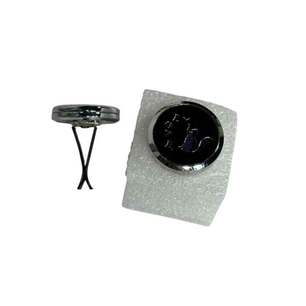 Purple Cat Love Car Air Vent Essential Oil Diffuser Locket‎ Stainless Steel Clip